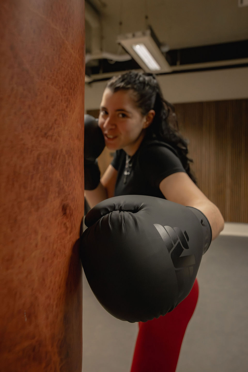 Kickboxing training