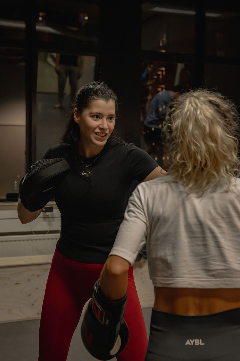 Women kickboxing empowerment